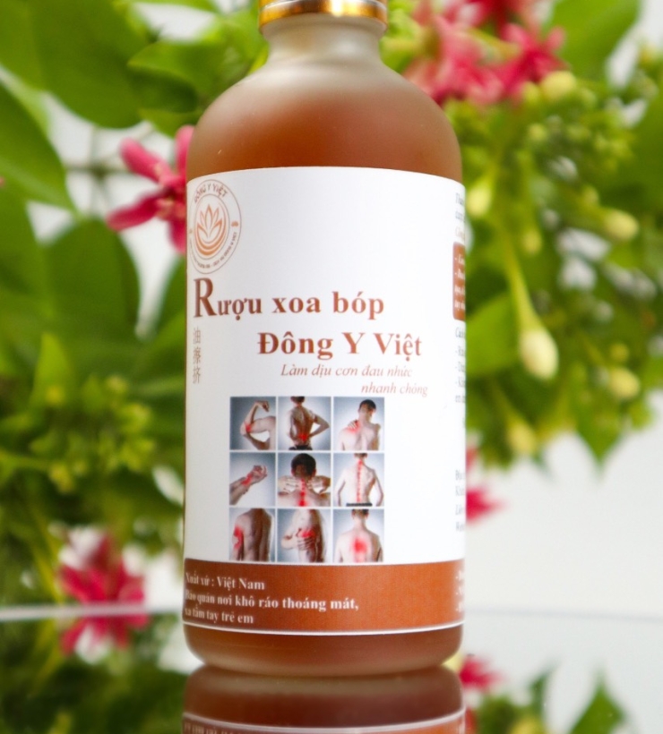 Rượu xoa bóp Đông Y Việt trị đau nhức xương khớp 